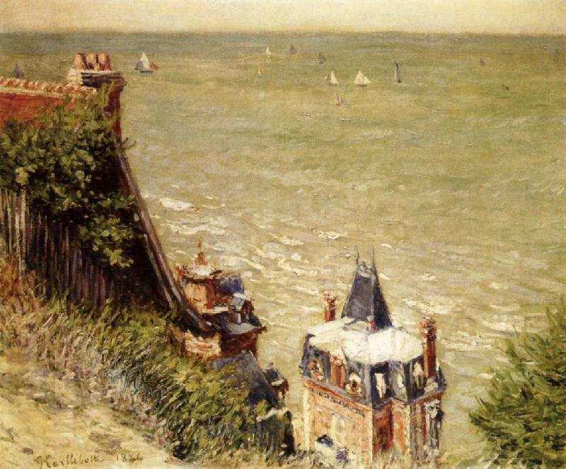Gustave Caillebotte The Pink Villa Spain oil painting art